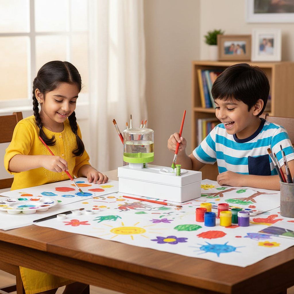 Rinse & Play™ – Paint Freely. Clean Easily.